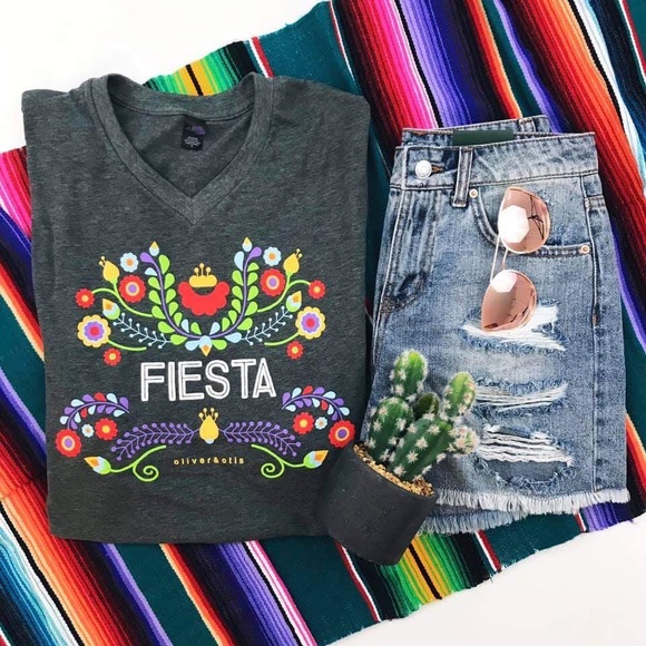 Oliver & Otis Tops - Oliver & Otis Fiesta Graphic Tee